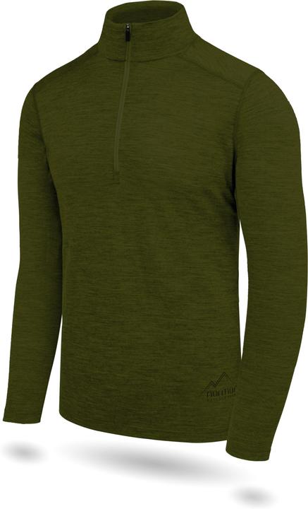 Immagine prodotto Normani Herren Merino Langarm mit 1/4 Zipper Canberra - 1583 (6XL)