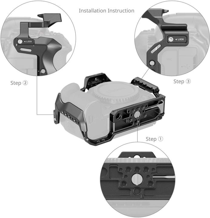 Actual product image SmallRig 4978 Cage for Canon EOS R5 Mark II (Cage)