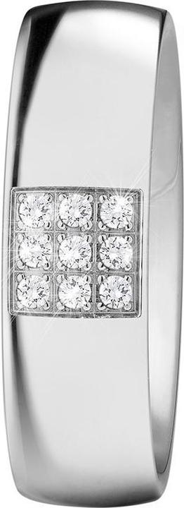 Produktbild Xen Bandring Pavèe mit 9 Brillanten 0,09 ct. TW/Si pol. (54)