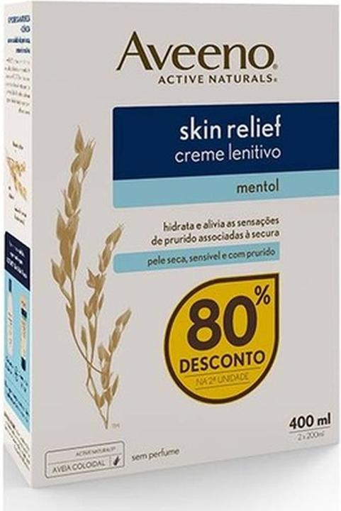 Image du produit Aveeno Skin Relief Menthol Cream 2x200ml By (Crème pour le corps, 200 ml)