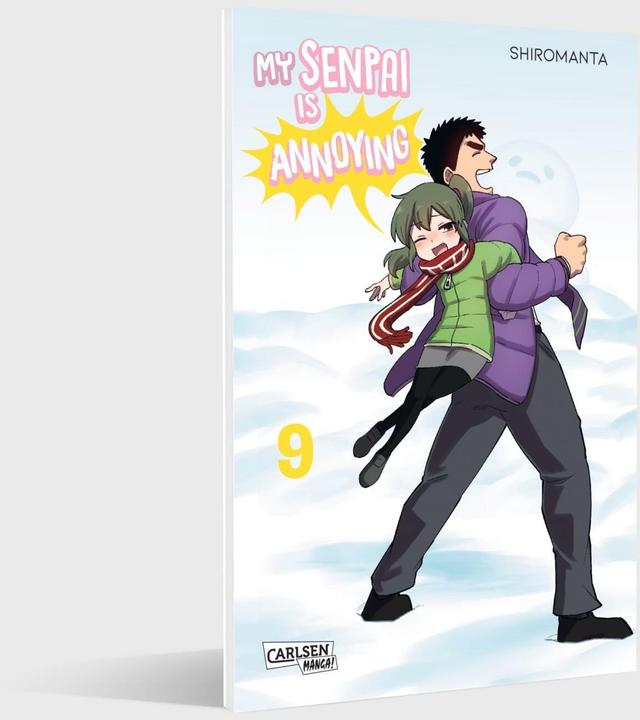 Actual product image My Senpai is Annoying 9 (German, Luise Steggewentz, Shiromanta, 2025)