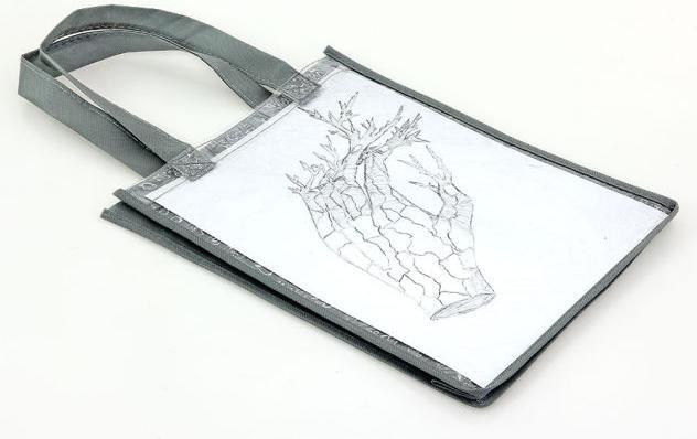 Produktbild Betzold Graue Tasche A4 Hochformat