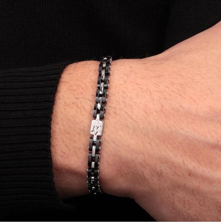 Produktbild Maserati Ceramic Armband (22 cm, Edelstahl, Keramik)