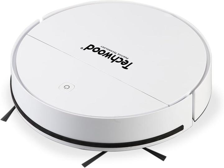 Techwood TAR-2021 Robotstofzuiger 2-in-1, geïntegreerde doek, 350 ml, 90 min autonomie, 450 Pa (Wischtuch)