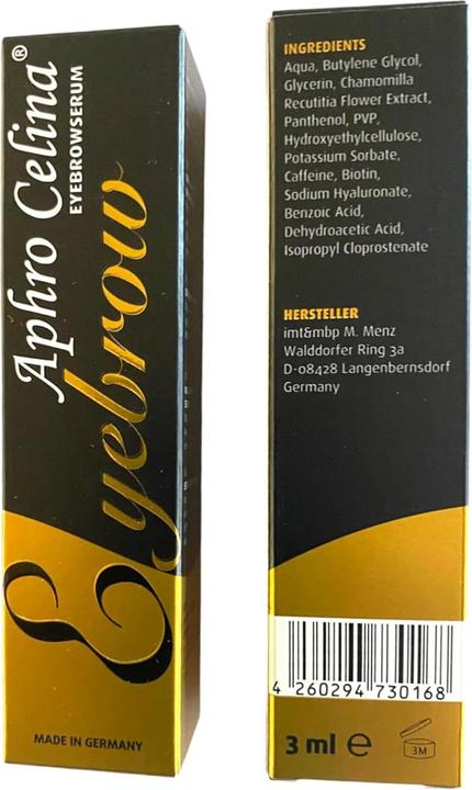 Actual product image Aphro Celina Eyebrow Serum für dichtere Augenbrauen (3 ml) (3 ml)
