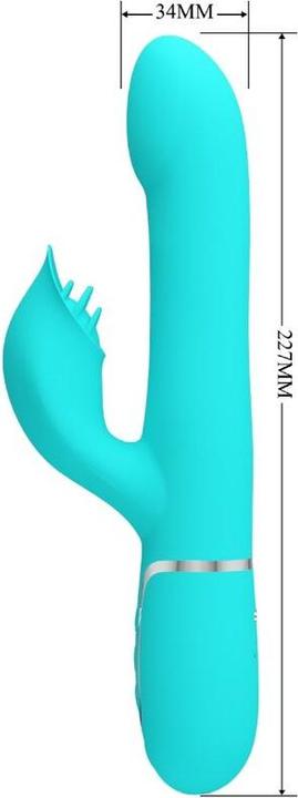 Produktbild Pretty Love Rabbit Vibrator Pearls Aqua Green