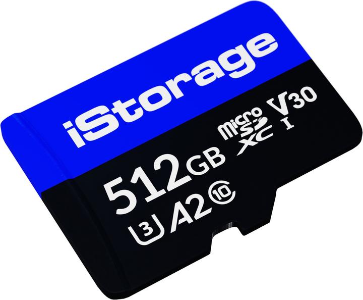 Actual product image iStorage microSD (1-Pack) (512 GB, microSDXC, U3, UHS-I)