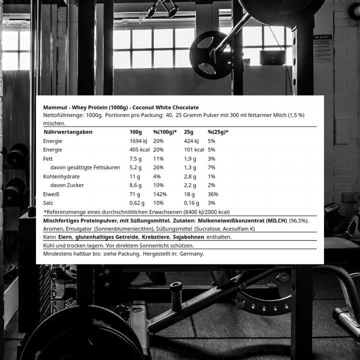 Produktbild Mammut Whey Protein (1000 g)