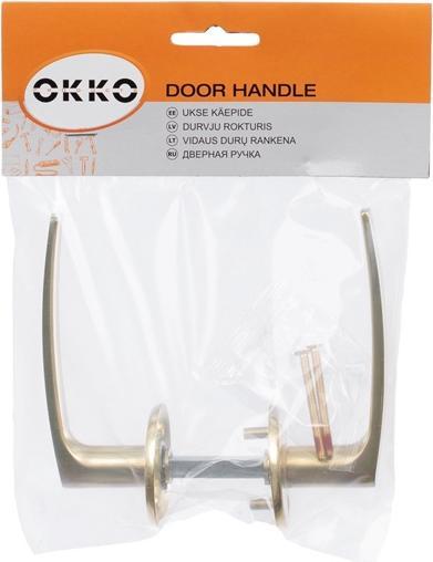 Productafbeelding Okko HANDGREEP OP ROZET 16/006 SB ALUMINIUM