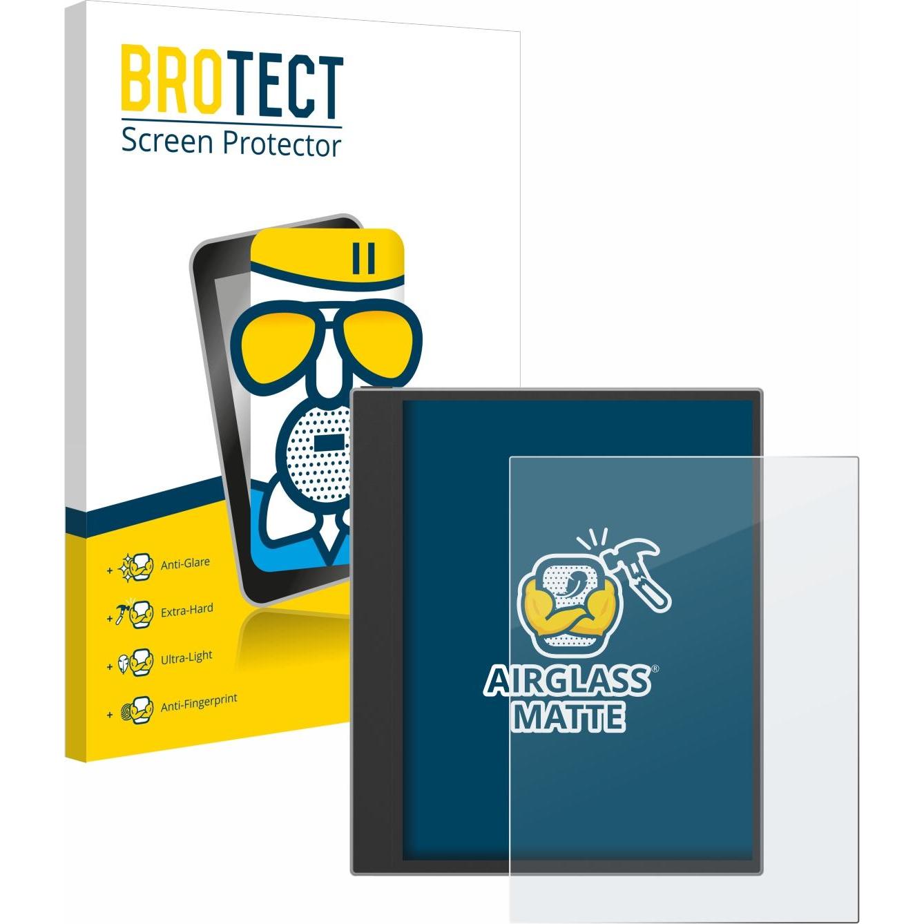BROTECT AirGlass Panzerglasfolie Matt, eReader Zubehör, Grau