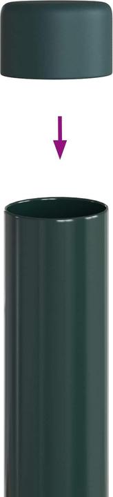 Actual product image vidaXL Zaunpfosten