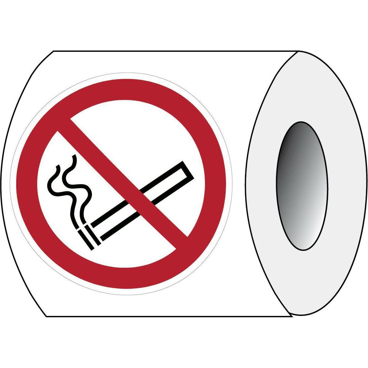 Brady, Etiketten, ISO 7010 PIC P002 B-7541 ISO Sicherheitskennzeichnung - Rauchen verboten Laminierter Poly