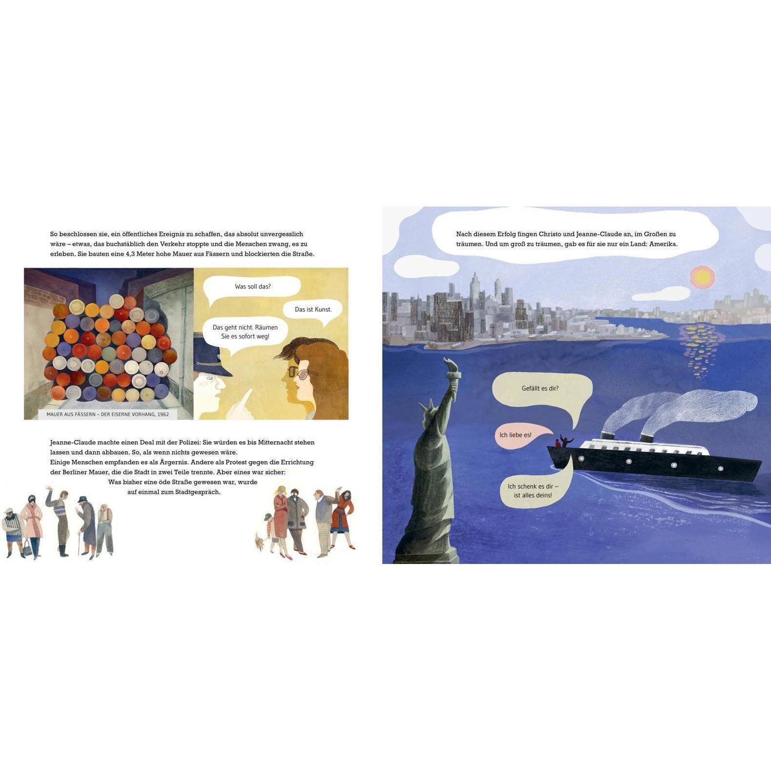 Thumbnail - Christo & Jeanne-Claude verhüllen die Welt, Kinderbücher von Greg Neri, Uwe-Michael Gutzschhahn, Elisabeth Haidle