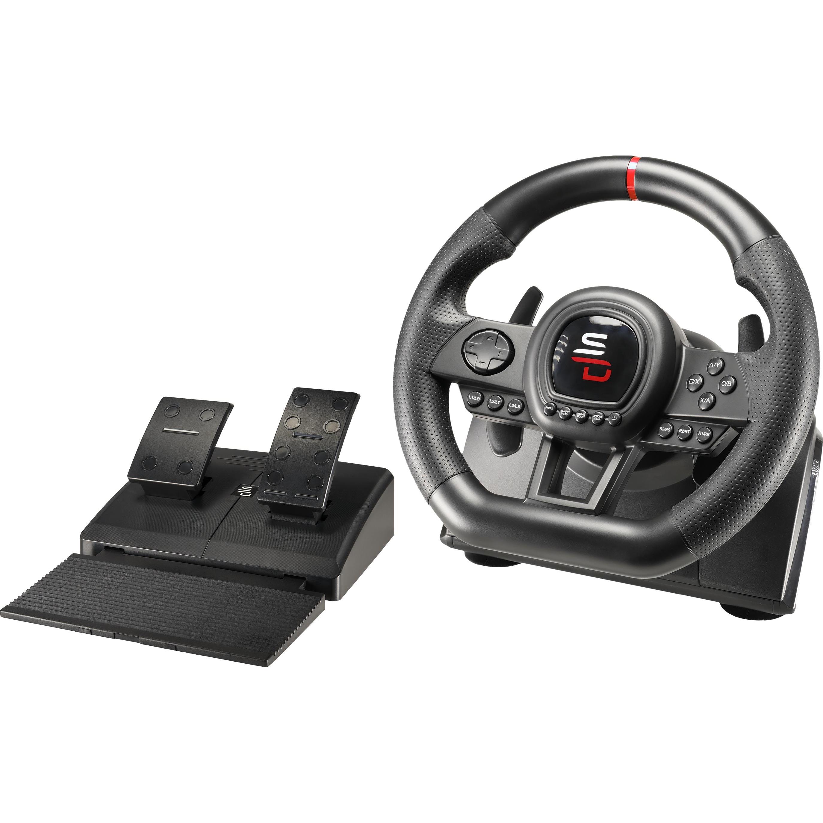 Subsonic Superdrive SV650 (Pc, PS3, PS4, Switch, Xbox One S, Xbox One X, Xbox Series S, Xbox Series X), Controller Gaming, Nero