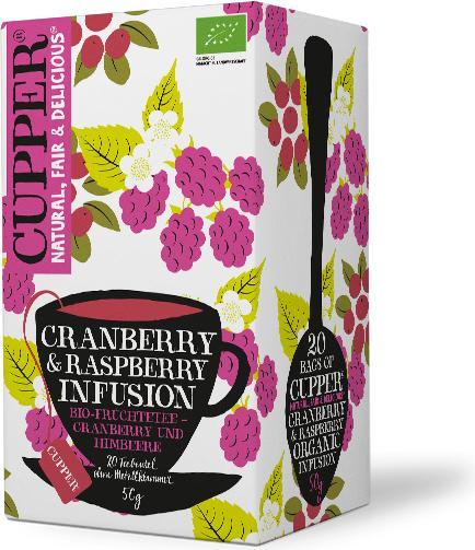 Actual product image Cupper Cranberry Raspberry Infusion (50 g)