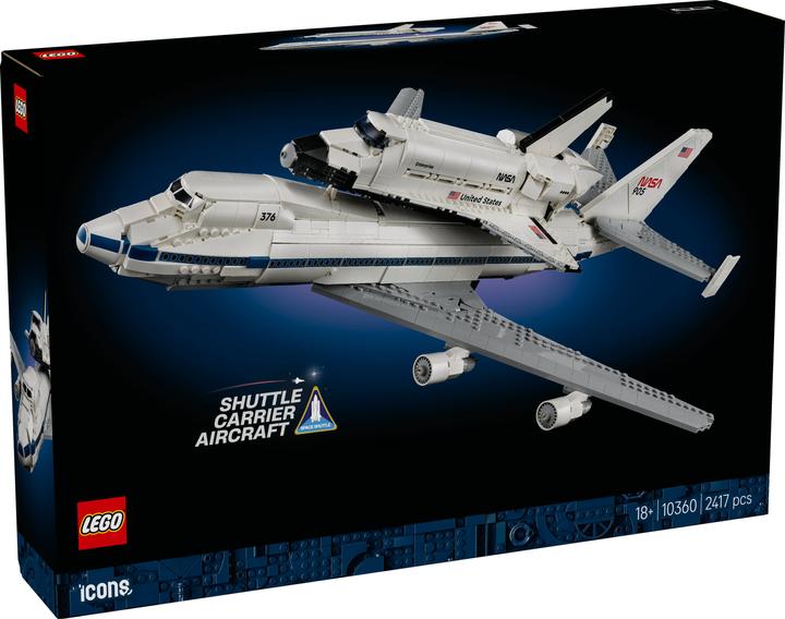 Immagine prodotto LEGO Jumbo per il trasporto dello Space Shuttle (10360, LEGO Icons)