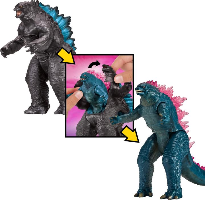 Actual product image Giochi Preziosi MonsterVerse Godzilla x Kong: The New Empire, 7-Inch Authentic Titan Evolution Godzilla Action