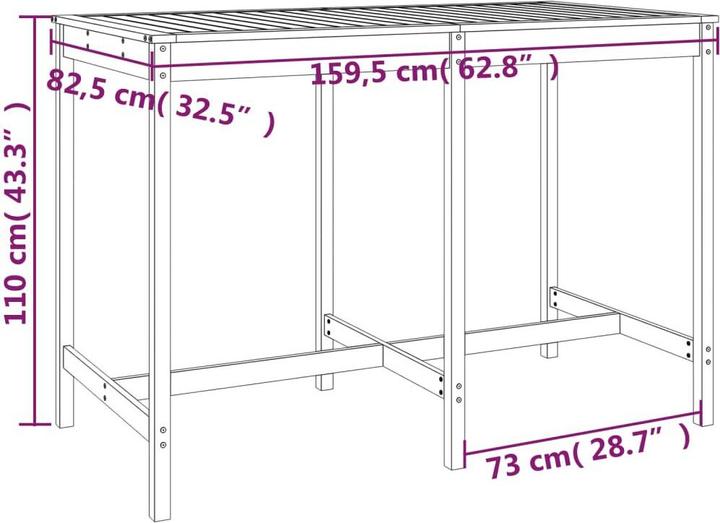 Actual product image vidaXL Gunde (82.50 cm)