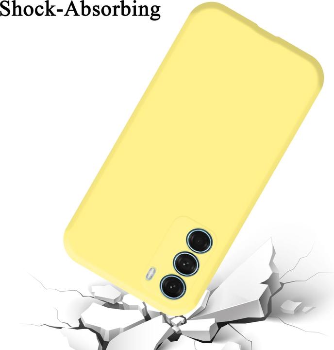 Image du produit Cadorabo TPU Liquid Silicone Case Housse pour Motorola MOTO G200 5G (Motorola Moto G200 5G)