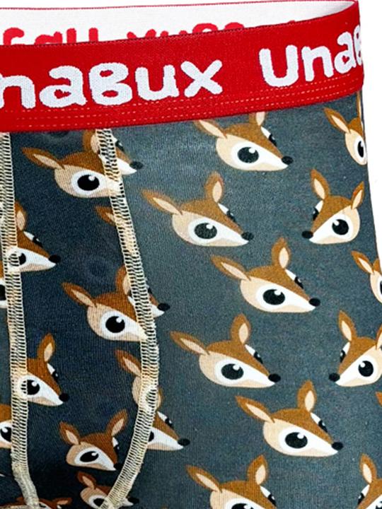 Produktbild Unabux Boxer BLACK WHITE RABBIT (L, 2er Pack)