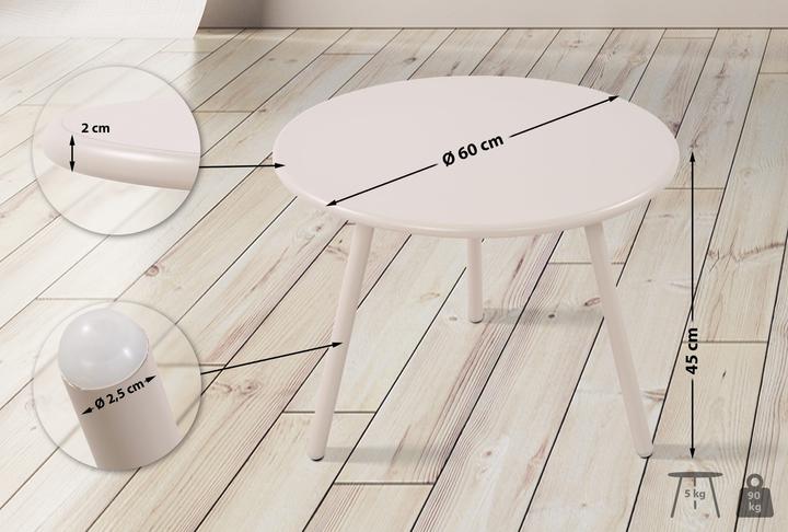 Image du produit CLP Table basse Minot résistante aux intempéries et aux UV