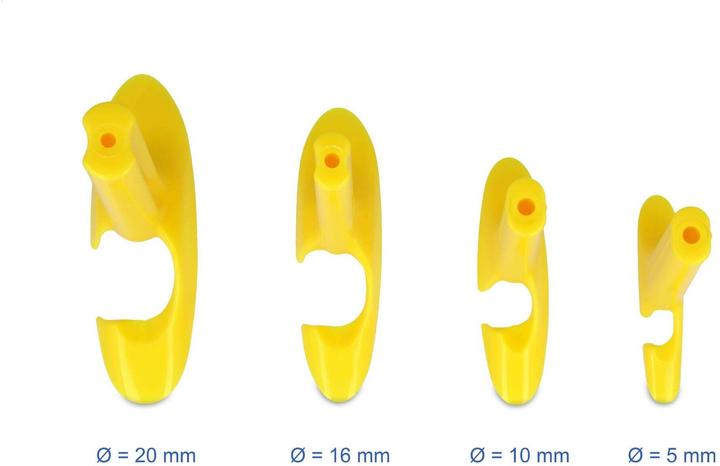 Image du produit Delock Outil de rétraction pour gaine de câble Set 4 pièces (Trou de câble)