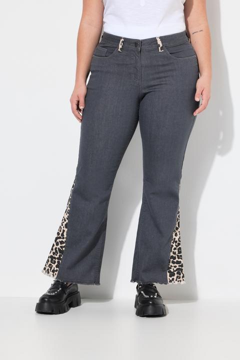 Produktbild Angel of Style Jeans, ausgestelltes Bein, Leo, Fransensaum, 5-Pocket (54)