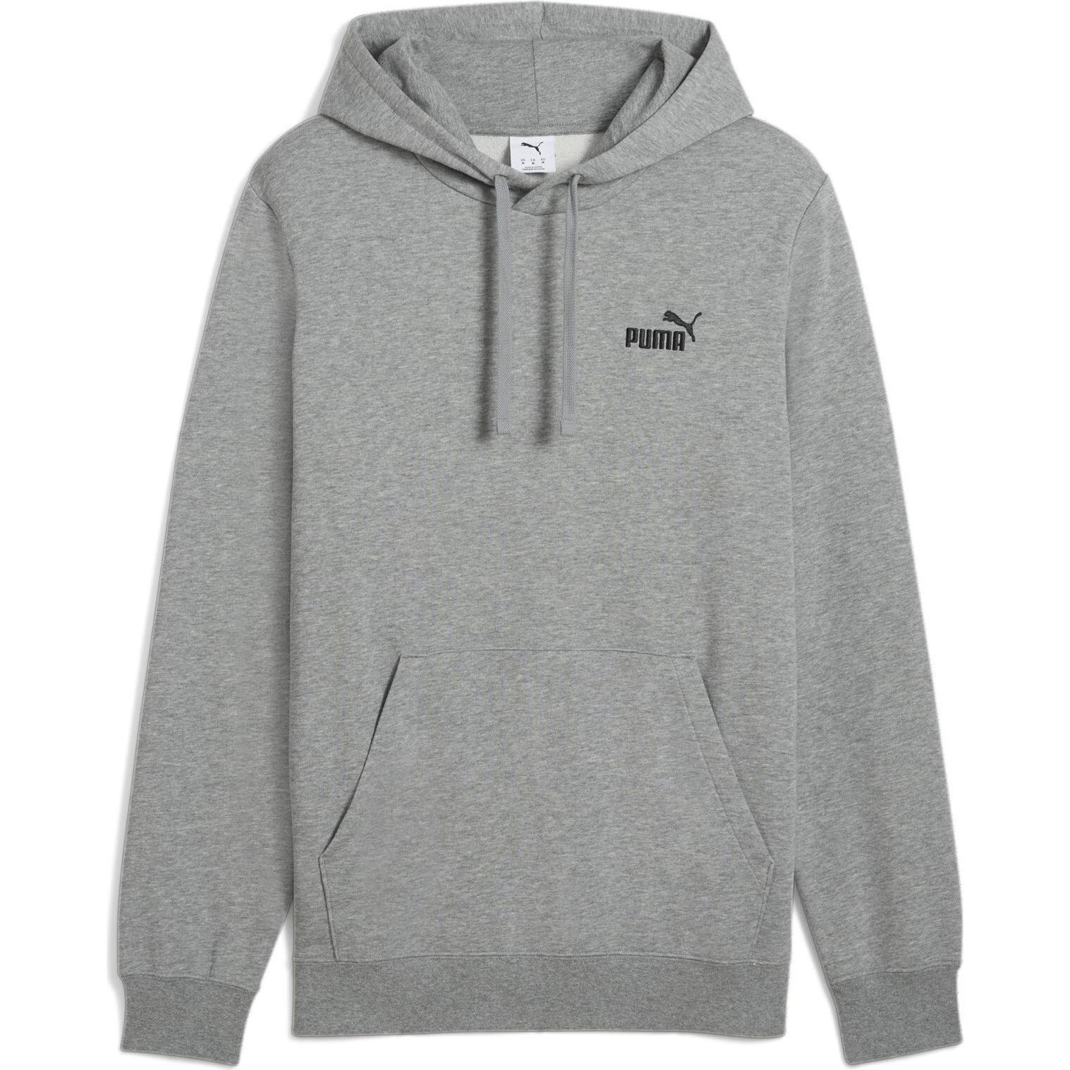 Puma, Herren, Pullover, ESS Small No. 1 Logo Hoodie FL, Grau, (M)