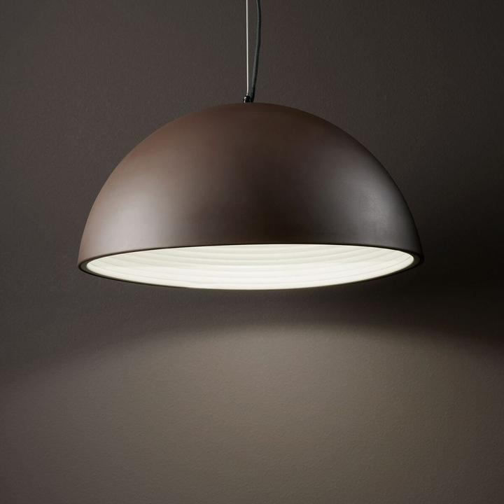 Actual product image Ideal lux FOLK pendant light E27 ⌀500mm dimmable rust-coloured 174228 (E27)