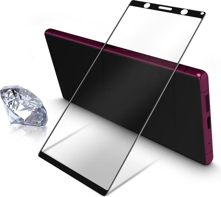Actual product image Avizar bulletproof glass, glass protective film, protective glass (1 pcs., Sony Xperia 5)