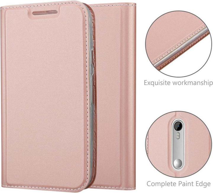 Actual product image Cadorabo Book Classy Style Cover (Motorola Moto G30)