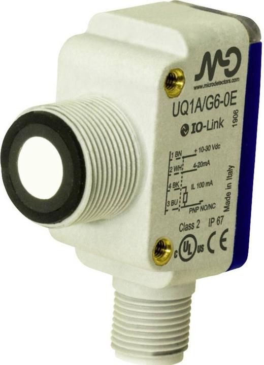 Micro MD DETECTORS Ultrasonic sensor UQ1C/G6-0E UQ1C/G6-0E 10 - 30 V/DC 1 pc.