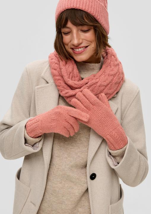 Produktbild s.Oliver Handschuhe Strickhandschuhe aus Baumwollmix (1)