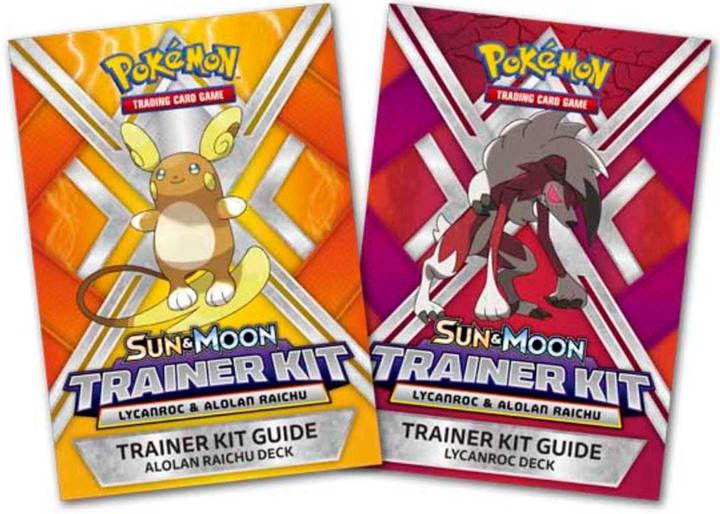 Produktbild Pokémon Sun & Moon Trainer Kit Lycanroc & Alolan Raichu (Englisch, Elite / Top Trainer Box)