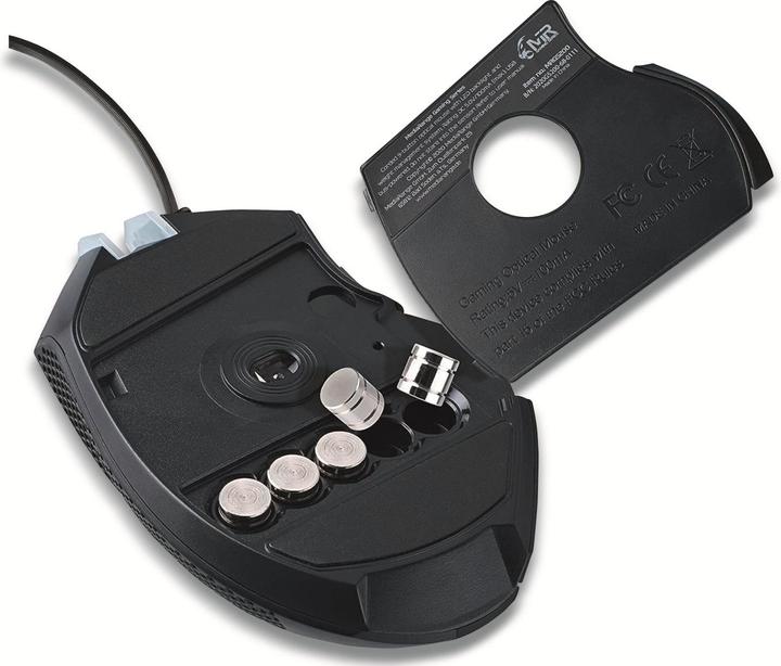 Actual product image MediaRange Wired gaming mouse with adjustable weights (Cable)