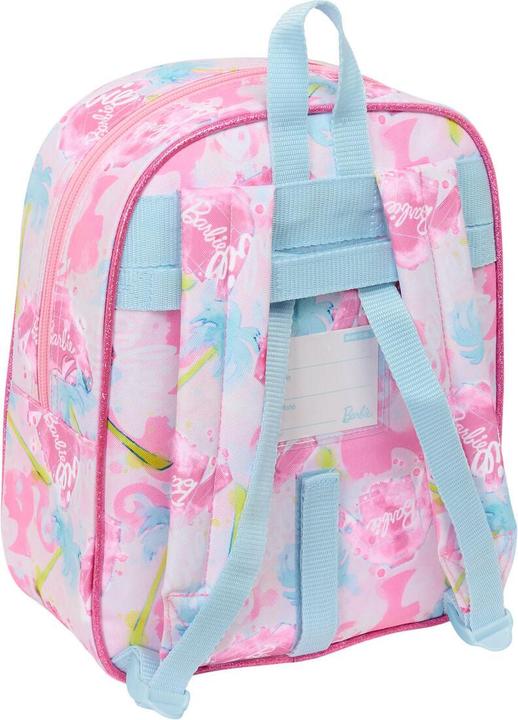 Produktbild Barbie Schulrucksack Painterly Rosa Himmelsblau 22 x 27 x 10 cm