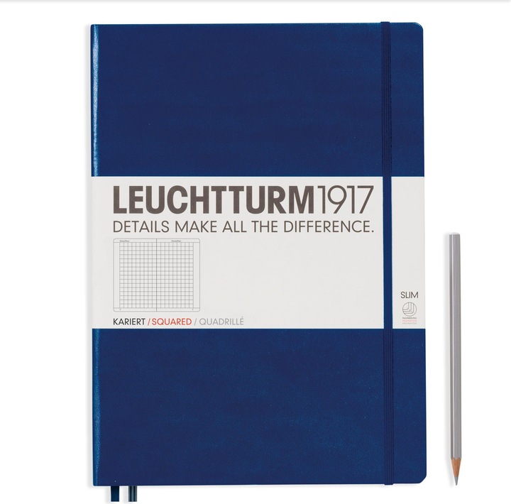 Image du produit Leuchtturm1917 Master Slim, couverture rigide (A4, Quadrillé, Couverture rigide)