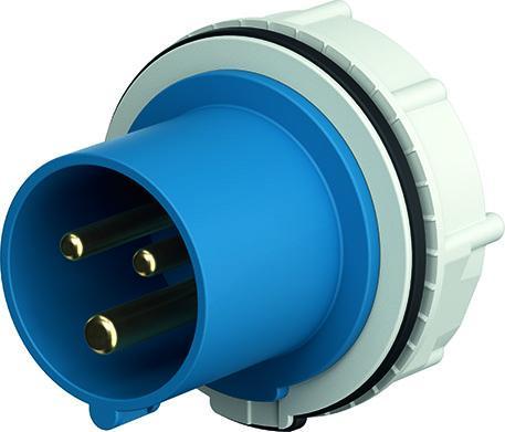 Produktbild Mennekes MEN 924 16A3P 6H230V ANBAUSTECKER RAPIDO IP (IEC 60309)