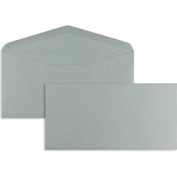 Blanke, Briefumschlag, Briefumschläge DINlang 120g/qm gummiert VE=100 Stück glamour silber (110 x 220 mm, 100 x)