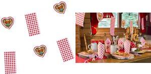 Actual product image Papstar Flag chain "Hüttengaudi", red / white made of paper, length: 4 m, dimensions of flags: 120 x 235 mm (1 pcs.)