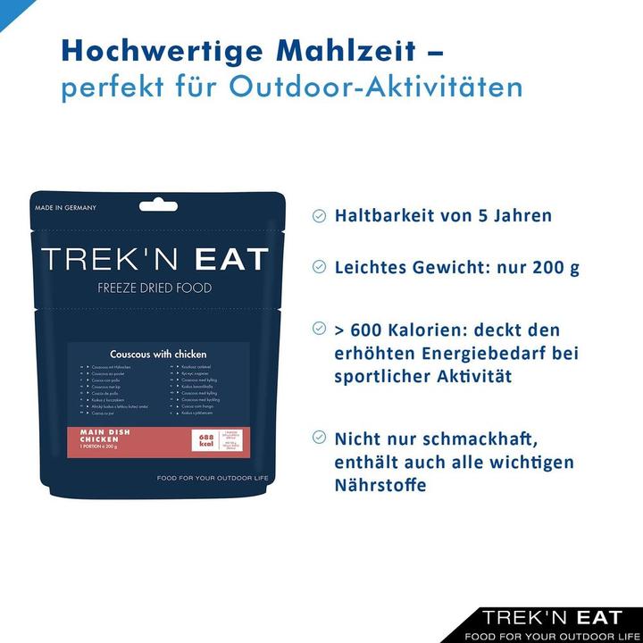 Produktbild Trek'n Eat CousCous mit Hühnchen (200 g)