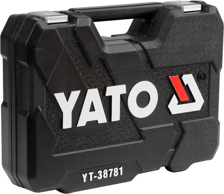Actual product image Yato SOCKET SET 14 & 12 77PCS (1/2", 1/4")