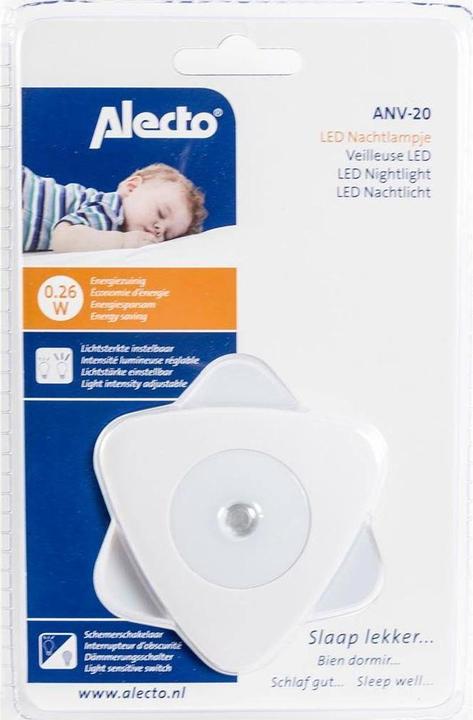Produktbild Alecto Nachtlicht mit Dämmerungsschalter