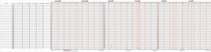 Güss Holiday planner 230x30cm