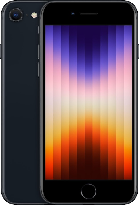 Image du produit Forza Refurbished iPhone SE 128GB Midnight 4.7" (2022) 5G FR Modèle iOS (128 Go, Noir, 4.70", 12 Mpx, Double SIM, B / Très bon)