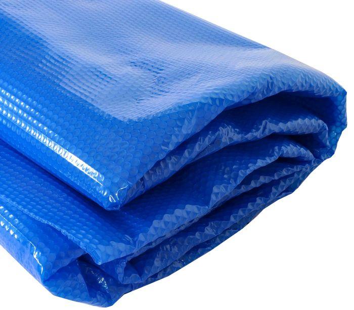 Produktbild Swisshandel24 Pool-Abdeckung Wärmeplane Abdeckplane Solarplane Solarabdeckung, Stärke: 400 µm - rund 3,66m blau