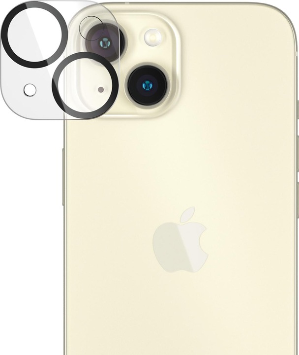 Actual product image PanzerGlass Hoops Camera Lens Protector (1 Piece, Apple iPhone 15, Apple iPhone 15 Plus)