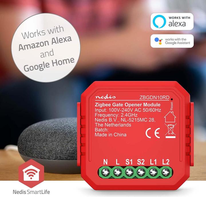 Actual product image Nedis SmartLife Power Switch | Zigbee 3.0 | 2.5 W | Terminal connection | App available for: Android™