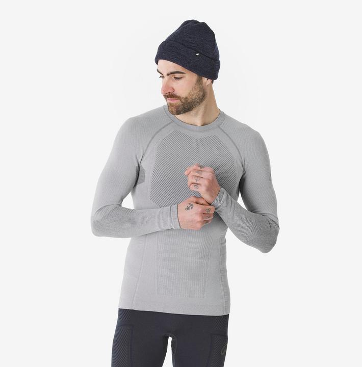 Produktbild Wedze Skiunterwäsche Funktionsshirt Herren warm atmungsaktiv - BL 900 Tech grau (L)