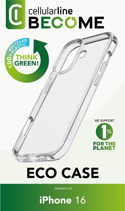 Immagine prodotto Cellularline Diventa Eco Case (Apple iPhone 16)